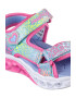 Skechers Sandale cu velcro si model colorblock Flutter Hearts - Pled.ro