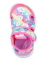 Skechers Sandale cu velcro si model colorblock Hearts Lights - Pled.ro