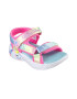 Skechers Sandale cu velcro si model colorblock Unicorn Dreams - Pled.ro