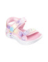 Skechers Sandale cu velcro si model colorblock Unicorn Dreams - Pled.ro