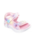 Skechers Sandale cu velcro si model colorblock Unicorn Dreams - Pled.ro