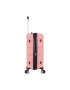 Snowball Set Trolere Polipropilena Madisson SW43603 4 Roti Duble Cifru TSA 3 Piese Rose - Pled.ro