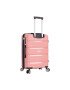 Snowball Set Trolere Polipropilena Madisson SW43603 4 Roti Duble Cifru TSA 3 Piese Rose - Pled.ro