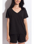 Sofiaman Tricou de casa cu decolteu in V Cool Flax - Pled.ro