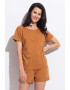 Sofiaman Tricou de casa din amestec de in Cool Flax - Pled.ro