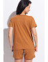 Sofiaman Tricou de casa din amestec de in Cool Flax - Pled.ro