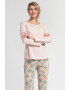 Soft & Seven BY SOFIAMAN Pijama cu imprimeu floral - Pled.ro