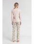 Soft & Seven BY SOFIAMAN Pijama cu imprimeu floral - Pled.ro