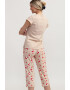 Soft & Seven BY SOFIAMAN Pijama cu imprimeu grafic Josie - Pled.ro