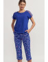 Soft & Seven BY SOFIAMAN Pijama cu imprimeu grafic Khloe - Pled.ro