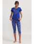 Soft & Seven BY SOFIAMAN Pijama cu imprimeu grafic Khloe - Pled.ro