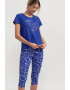 Soft & Seven BY SOFIAMAN Pijama cu imprimeu grafic Khloe - Pled.ro