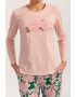 Soft & Seven BY SOFIAMAN Pijama cu model floral Lori - Pled.ro