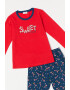 Soft & Seven BY SOFIAMAN Pijama de bumbac cu imprimeu - Pled.ro