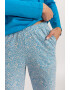 Soft & Seven BY SOFIAMAN Pijama de bumbac cu pantaloni lungi Liza - Pled.ro