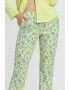 Soft & Seven BY SOFIAMAN Pijama din amestec de bumbac si modal cu model floral - Pled.ro