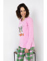 Soft & Seven BY SOFIAMAN Pijama din bumbac cu model grafic - Pled.ro