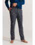 Soft & Seven BY SOFIAMAN Pijama lunga de bumbac Leon - Pled.ro