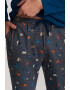 Soft & Seven BY SOFIAMAN Pijama lunga de bumbac Leon - Pled.ro