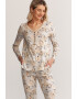 Soft & Seven BY SOFIAMAN Pijama lunga de bumbac Lora - Pled.ro