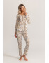 Soft & Seven BY SOFIAMAN Pijama lunga de bumbac Lora - Pled.ro