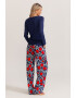 Soft & Seven BY SOFIAMAN Pijama lunga din amestec de bambus Lia - Pled.ro