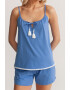 Soft & Seven BY SOFIAMAN Pijama regular fit din bumbac - Pled.ro