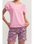 Soft & Seven BY SOFIAMAN Pijama scurta cu imprimeu floral Kaila - Pled.ro