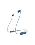 Sony Casti In-Ear WI-C100B Wireless Bluetooth IPX4 Microfon Fast pair Autonomie 25 ore - Pled.ro