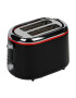 Star-Light Prajitor de paine 850W 2 felii Grad de rumenire ajustabil 7 trepte Functie dezghetare Negru/Rosu - Pled.ro