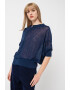 Stefanel Bluza din amestec de in - Pled.ro