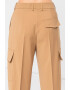 Stefanel Pantaloni crop cargo din amestec de lana - Pled.ro