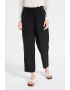 Stefanel Pantaloni crop conici cu snur - Pled.ro