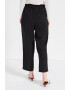 Stefanel Pantaloni crop conici cu snur - Pled.ro