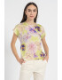 Stefanel Tricou cu imprimeu floral - Pled.ro