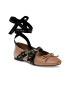 Steve Madden Balerini de piele ecologica cu barete infasurabile - Pled.ro