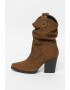 Steve Madden Ghete cowboy din piele intoarsa cu toc masiv Yonne - Pled.ro