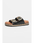 Steve Madden Papuci de piele cu catarama - Pled.ro