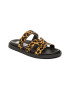 Steve Madden Papuci din piele cu par scurt cu animal print - Pled.ro