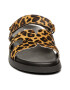 Steve Madden Papuci din piele cu par scurt cu animal print - Pled.ro