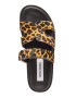 Steve Madden Papuci din piele cu par scurt cu animal print - Pled.ro