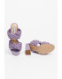 Steve Madden Papuci din piele ecologica cu toc si model impletit Twisted - Pled.ro