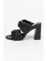 Steve Madden Papuci din piele ecologica cu toc si model impletit Twisted - Pled.ro