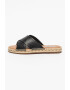 Steve Madden Papuci tip espadrile de piele Zapper - Pled.ro