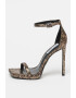 Steve Madden Sandale cu imprimeu cu aspect de piele de sarpe si toc stiletto Whiz - Pled.ro