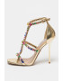 Steve Madden Sandale cu toc stiletto si decorate cu strasuri Jet Set - Pled.ro