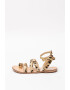 Steve Madden Sandale din piele cu par scurt si animal print Fuego - Pled.ro