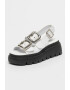 Steve Madden Sandale din piele cu talpa wedge Transporter - Pled.ro