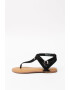 Steve Madden Sandale din piele nabuc cu bareta separatoare Hidden - Pled.ro