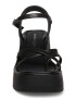 Steve Madden Sandale wedge de piele ecologica - Pled.ro